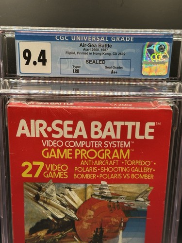 Atari 2600 - Air Sea Battle 9.4 A++ - Rare High Grade - New - Sealed - CGC - Picture 2 of 5
