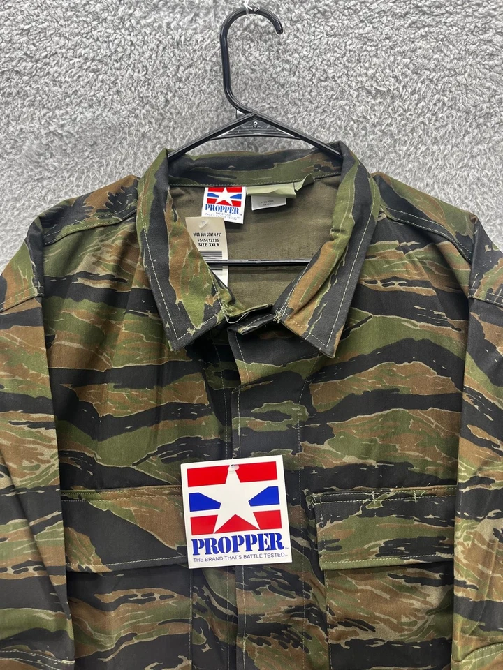 Abrigo de Combate Propper Para Hombres XXL Camuflaje Tigre Rayas Chaqueta Militar Manga Larga Foto 3 de 4