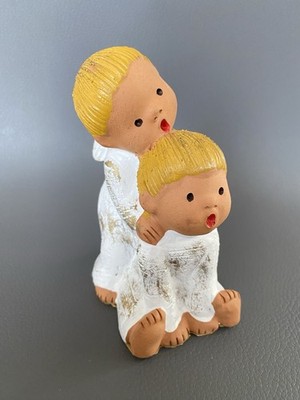 Singer Engel Jullar, 13 cm, Weiß, Pärchen