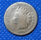 1873 Open 3 Indian Cent | Good | #1024