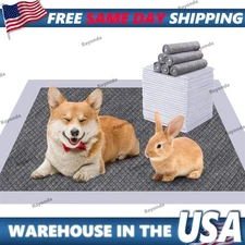 Charcoal Dog Pee Pads 24x36 Unscented Ultra-Absorbent Potty Training Pads 20 Ct