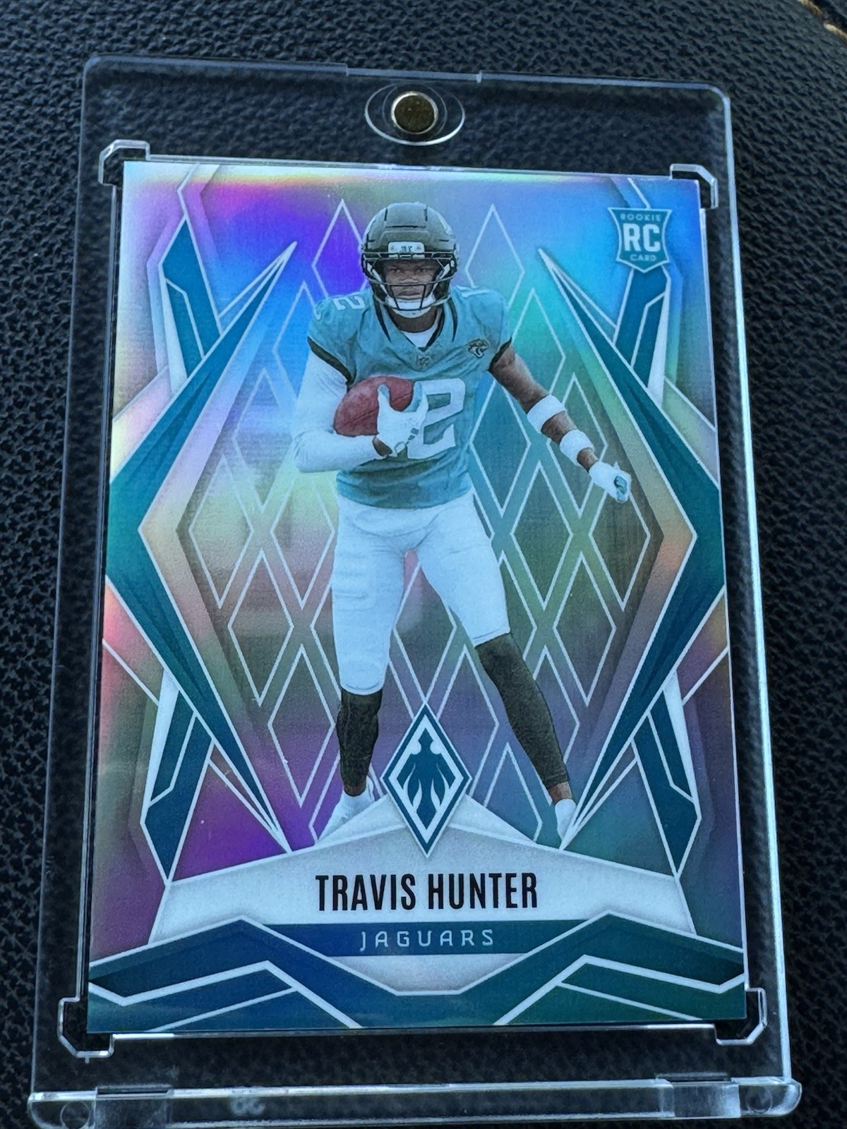 Travis Hunter 2025 Panini Phoenix - Rookie Silver Prizm RC #157 Jaguars