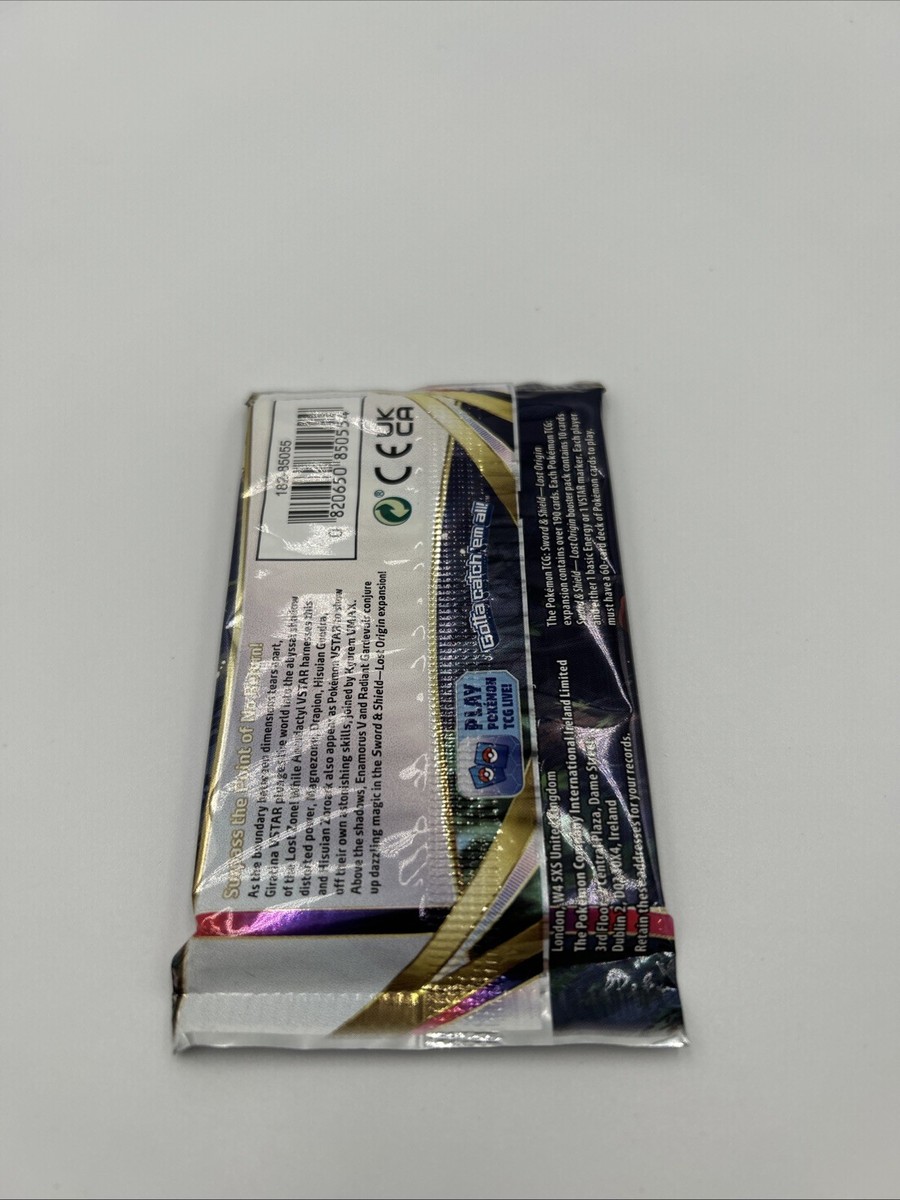Pokmon TCG Sword & Shield Lost Origin Booster Pack 10 Cards SEALED 820650850554| eBay Pokmon TCG Sword & Shield Lost Origin Booster Pack 10 Cards SEALED 820650850554| eBay