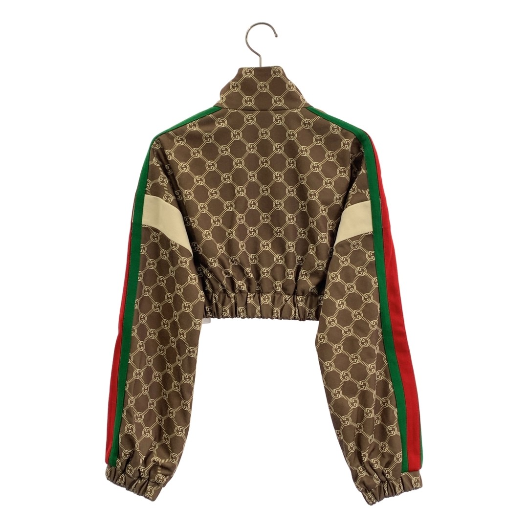 GUCCI Interlocking G Total Pattern Sherry Line Cropped Track Jacket Used KLDR-0 thumbnail 5
