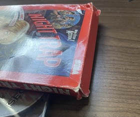 Night Trap (Sega CD) Red Box Variant CIB w/ Manual 2 Discs Near Mint  Reg Card