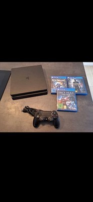 SONY PLAYSTATION 4 slim 1TB - PS4 schwarz KOMPLETTSET inkl. CONTROLLER 3 SPIELE