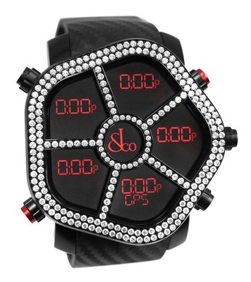 Jacob & Co Ghost 330.100.1 Multifunction Diamonds Black PVD Steel 47MM Full Set