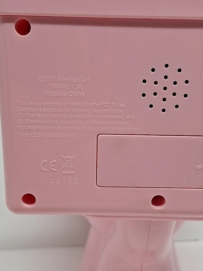 Inodoro lavable American Girl Julie Groovy naranja baño FUNCIONA Foto 2 de 4