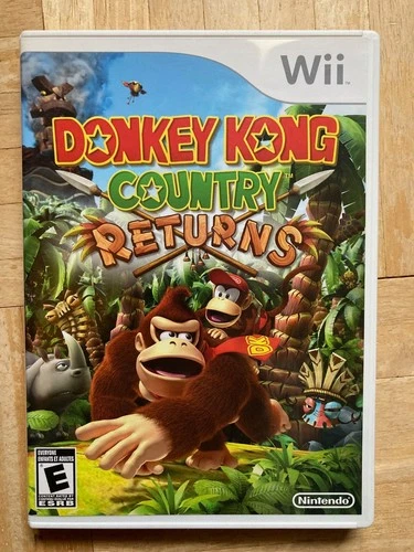 Donkey Kong Country Returns (Nintendo Wii, 2010) Complete CIB w/ Manual