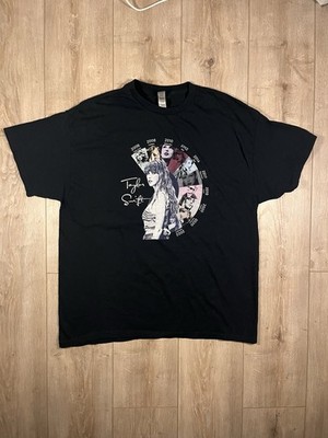 Taylor Swift The Eras Tour Black Graphic Shirt Size XL Women s