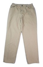 Riders by Lee Jeans Women  s 16M Beige Superior Fit Straight Leg Denim