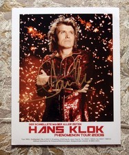 Hans Klok, oryginalny podpisany, top duże zdjęcie