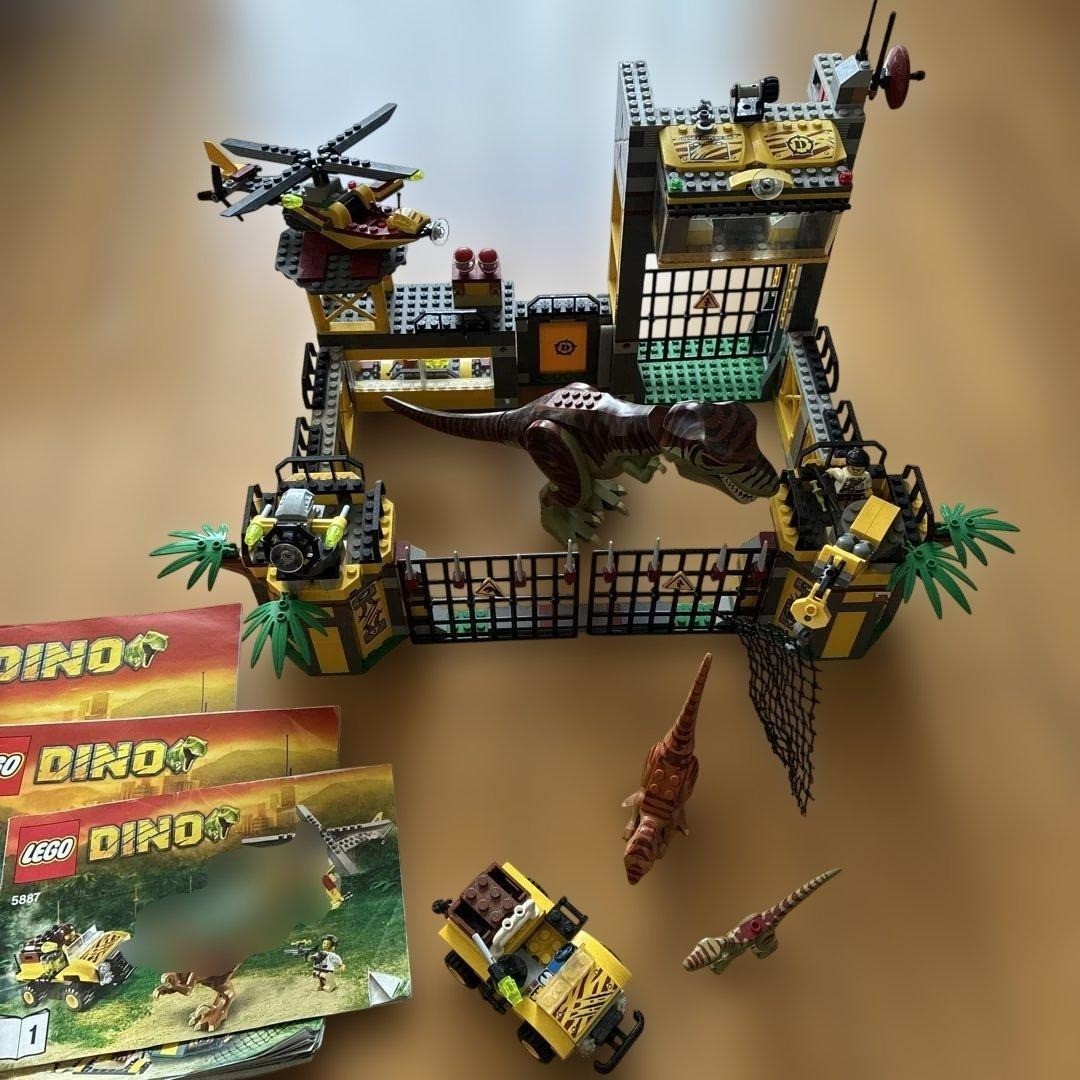Used] LEGO 5887 Dino Defense HQ Japan No Box Used 673419167116| eBay