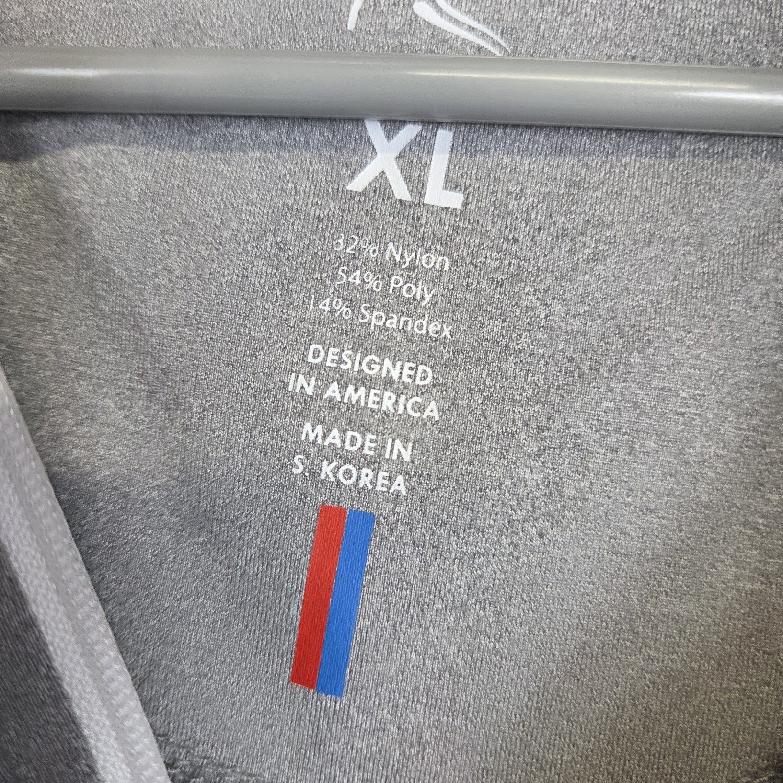 Rhoback Solid Performance 1/4 Zip Gray 1/4 Zip Pu… - image 8