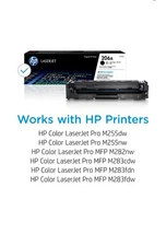 HP 206A (W2110A) Black Toner Cartridge New In Box