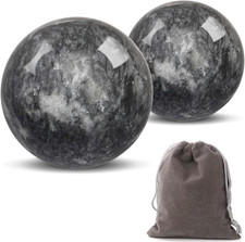 Traditional Chinese Baoding Balls, Marble Health Exercise Stress Relief Balls...
