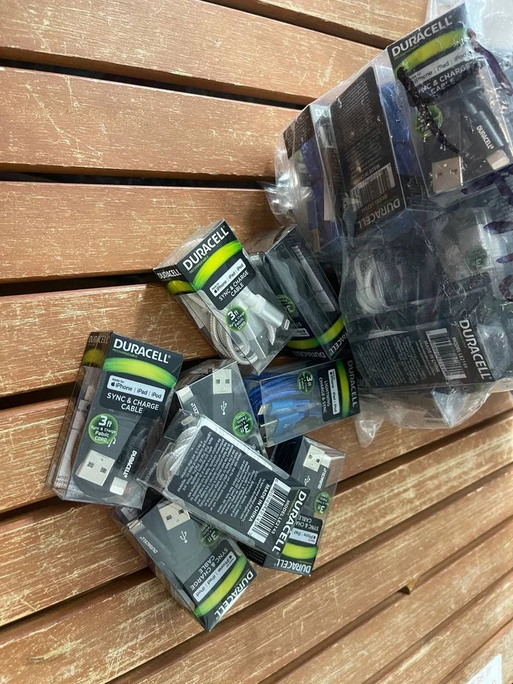 批量 52 Duracell ft 同步充电 3 英尺 iPhone USB 电缆 - OC21 — 第 2/2 张图片