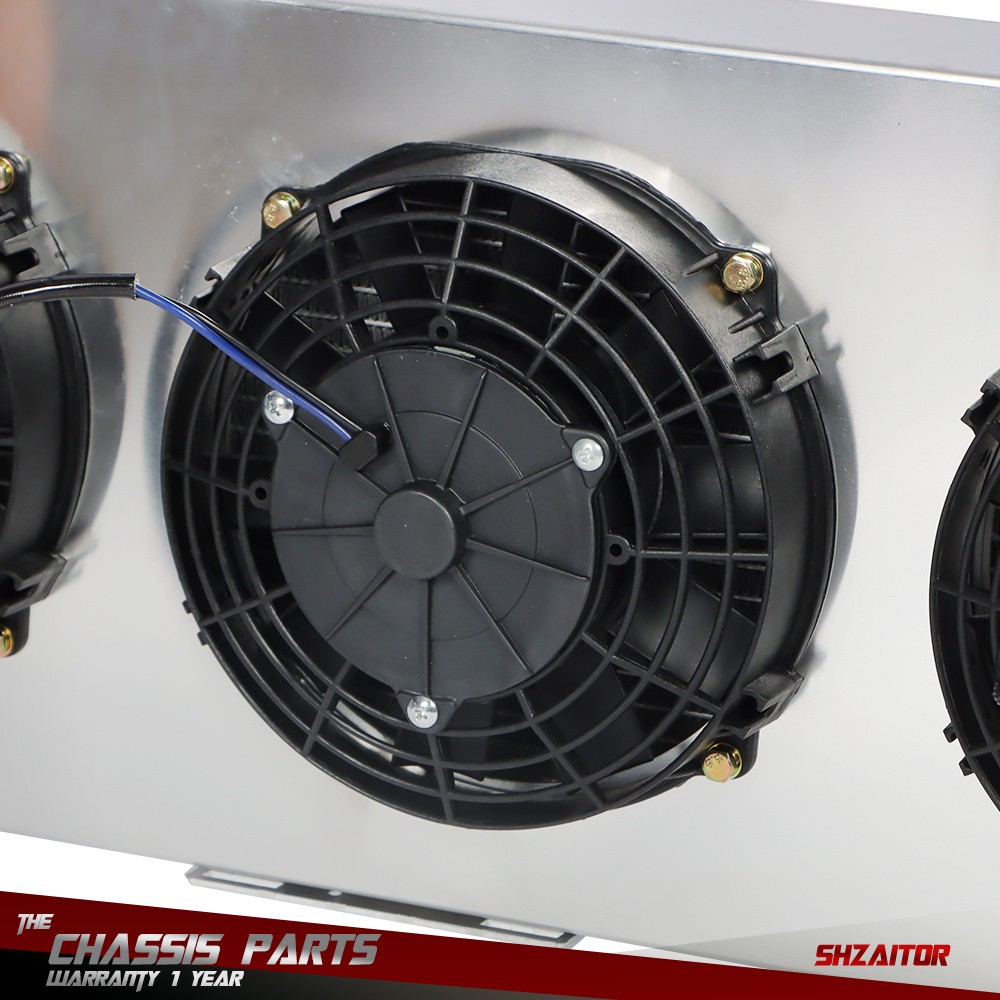 Aluminum Radiator + Shroud Fan Relay Kit For Jeep Cherokee XJ Comanche 1991-2001