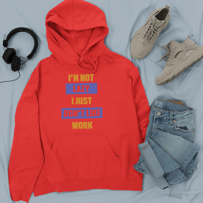 AF Merch Hoodie Lustig Sarcastisch Spruch Pullover Unisex Arbeit Faul