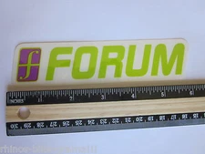 6" FORUM Green/Purple Ski Snowboard Race Rack Ride DECAL STICKER - FREE SHIPPING