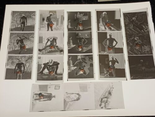 LOT OF 1960'S MODEL NON NUDE HOMOEROTIC GAY NEGATIVE STRIP MALE ART NUDE 18 PICS - Picture 1 of 8