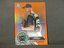 Alec Hansen 2019 Bowman Chrome Scouts Orange Refractor Rookie (14/25) White Sox