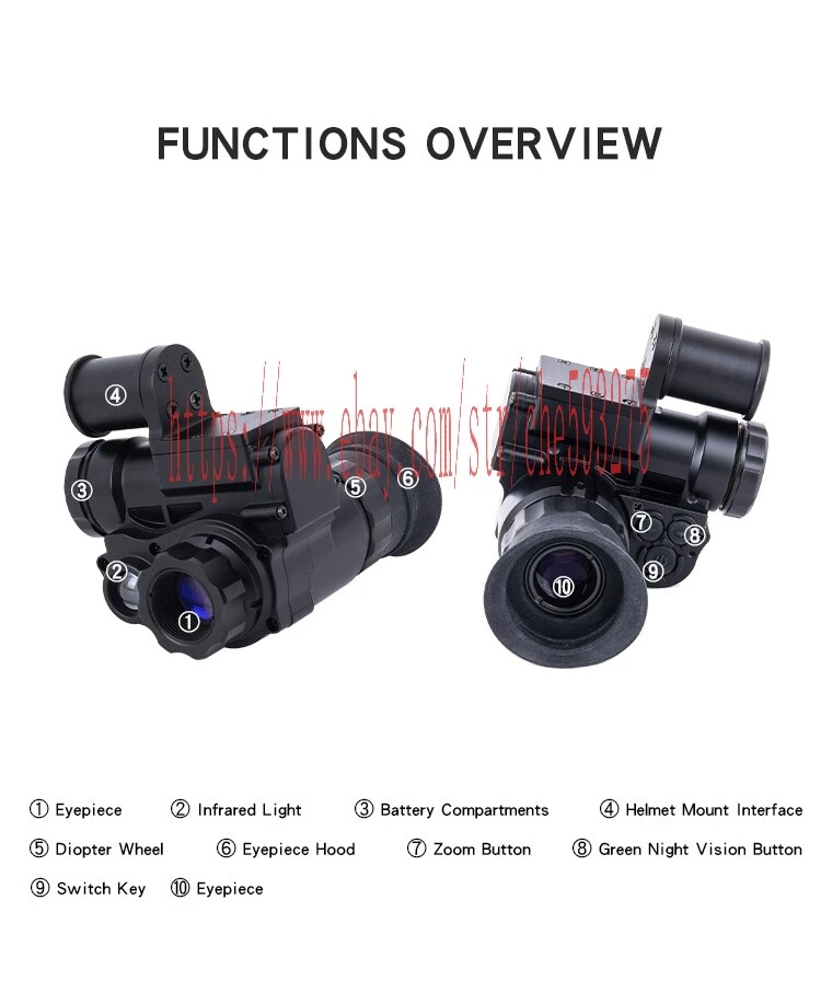 個人装備 NVG-10 Amazon.co.jp: SPINA OPTICS NVG10 ナイトビジョンゴーグル 単