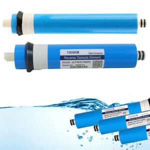 75 GPD  Membrane Osmose Umkehr Wasserfilter Umkehrosmose Wasser blau Neu DE 
