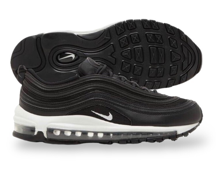 Women's Nike Air Max 97 Black/White Running Shoes Size 6.5 DH8016-001 New