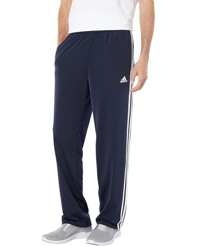 Big & Tall adidas Tricot Track Pants Black, Legend Ink/White, 2XLT, 4XLT - Picture 3 of 3