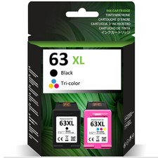 XXL Ink Cartridge for HP 63XL OfficeJet 3830 4650 4655 5255 ENVY 4512 4516 4511