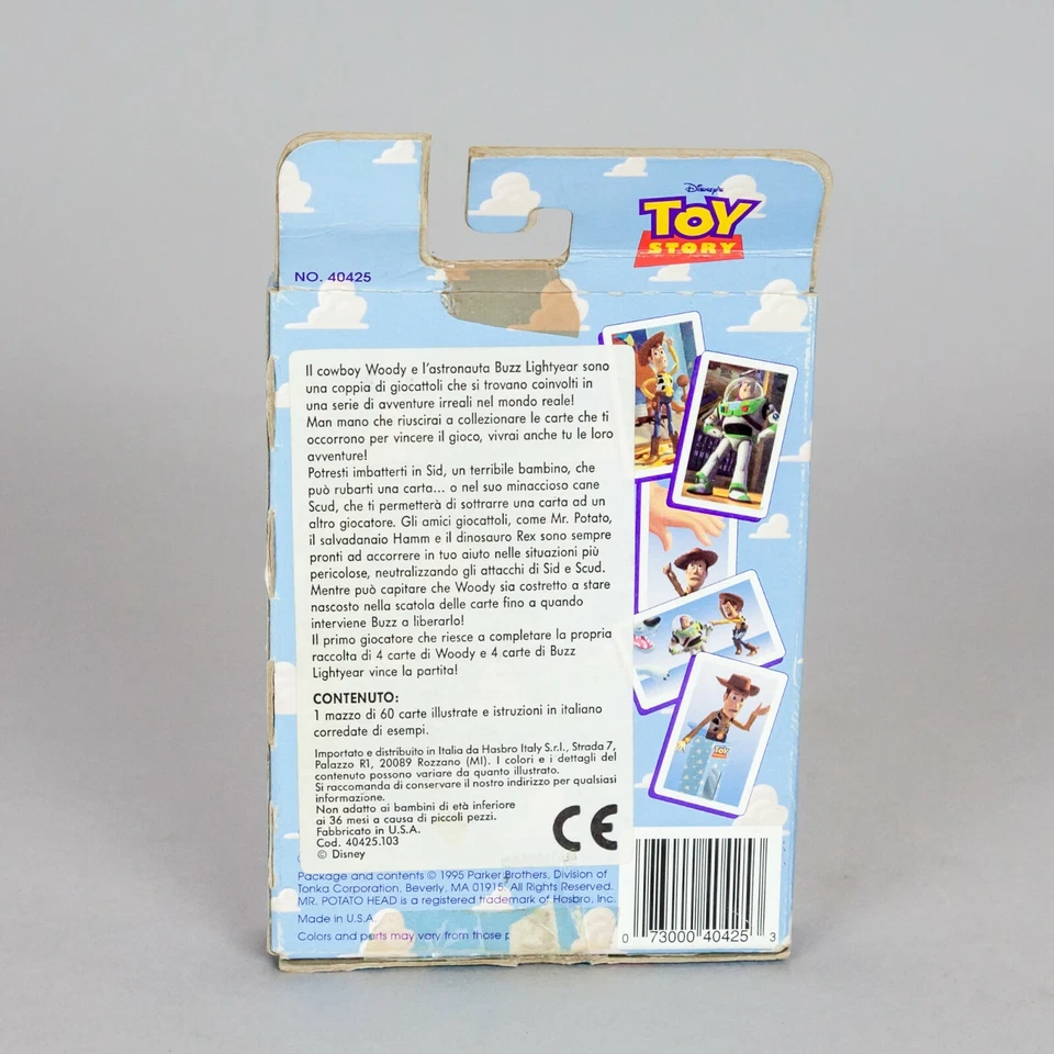 TOY STORY Adventures in the real world card game PARKER BROTHERS 1995 ITA - Imagen 3 de 3