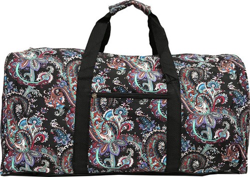 Women's Fashion Print 22" Gym Bag Dance Cheer Travel Carry-on Duffle Bag - Picture 35 of 43