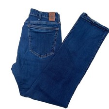 Aviator Jeans Mens 40 Blue Straight Fit Made In the USA Flight Pilot 38x33
