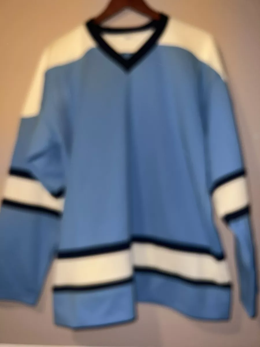 VINTAGE BLANK HOCKEY JERSEY large PITTSBURGH PENGUINS ???