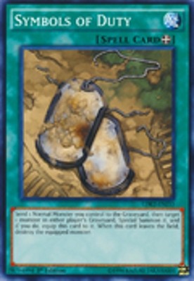 spell card symbols yugioh Symbols of Duty 1st X 3 YUGIOH LDK2-ENJ33 Equip Spell Card