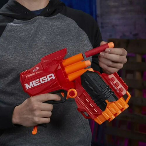 Pistola bala de dardos suaves Nerf N-Strike Mega Tri-Break niños 8 años + Hasbro - Imagen 3 de 3