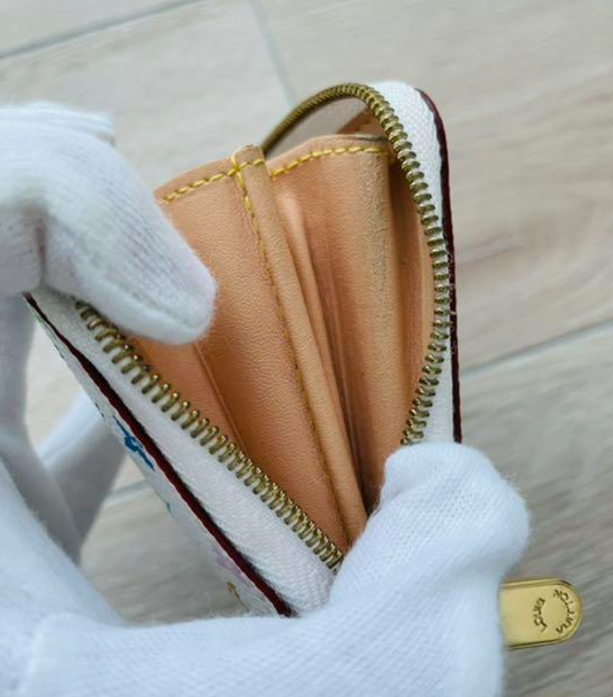 Louis Vuitton M66548 Zippy Coin Purse Monogram Multicolor Blanc