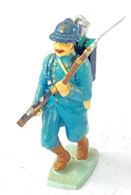 Soldats plomb CBG HACHETTE 1ERE GUERRE MONDIALE FANTASSIN FRANCAIS H - Photo 1/3
