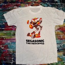 Vintage 90's SegaSonic Sonic Dr. Robotnik Japenese Sega Video Game Promo Shirt