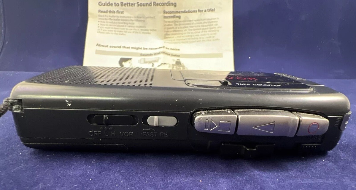 Sony M-607V VOR Cassette-Corder Microcassette Tape Recorder - FOR