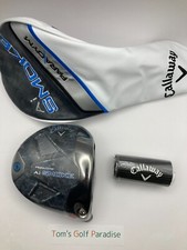 Callaway Paradym Ai Smoke Max D 9.0 Driver Head Only With Head Cover RH NEW 2000