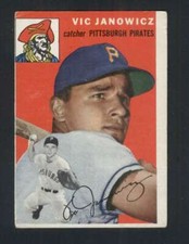 1954 Topps #16 Vic Janowicz VGEX Pirates 96694 