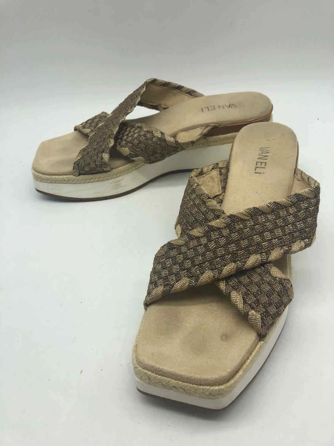 VANS Sandali con cinturino Van Eli marroni usati taglia 9 5