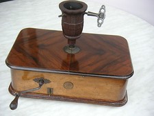 Imperator Christbaumständer mit 14cm Platten Spieluhr clock christmas music box 