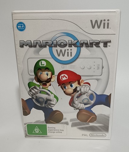 Mario Kart Wii with Steering Wheel in Box - Picture 9 of 11