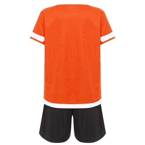 Unisex Kids Outfit Team Tracksuits Shorts Set T-shirt Suit Competition Custom - Picture 35 of 57