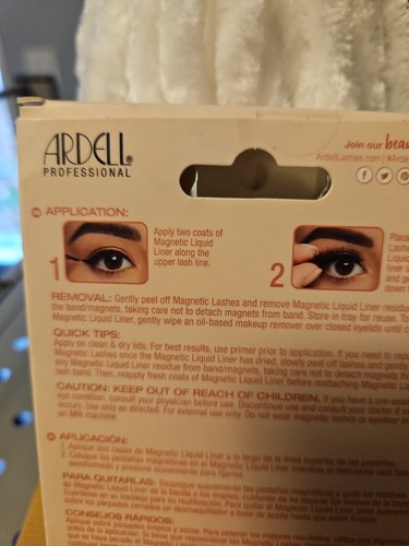 Ardell Naked 421 Magnetic Liner & Lash Kit New In Box - Picture 3 of 5