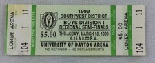1999 03/13 Ohio High School Boy's Basketball Div. I Reg. Semi-Finals Full Ticket
