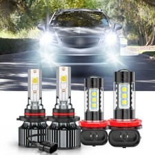 For Buick Envision 2016-2020 4pcs Led Headlight Highlow Beamfog Light Bulb Kit For Buick Envision 2016-2020 4pcs Led Headlight Highlow Beamfog Light Bulb Kit